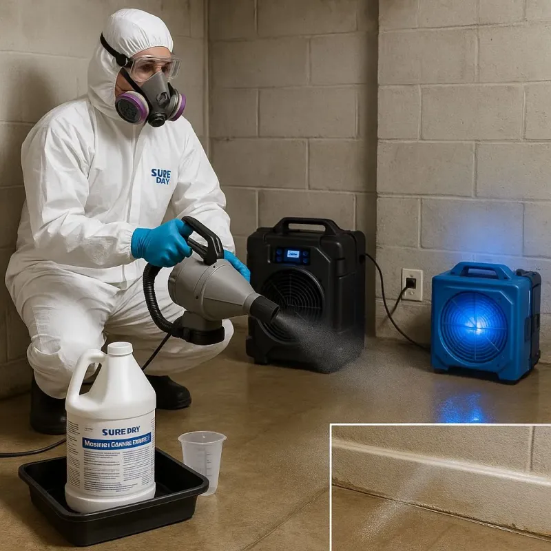 Sanitization and Odor Removal process in Carlisle, MA